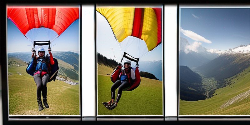 Paragliding Over Alpine Landscapes