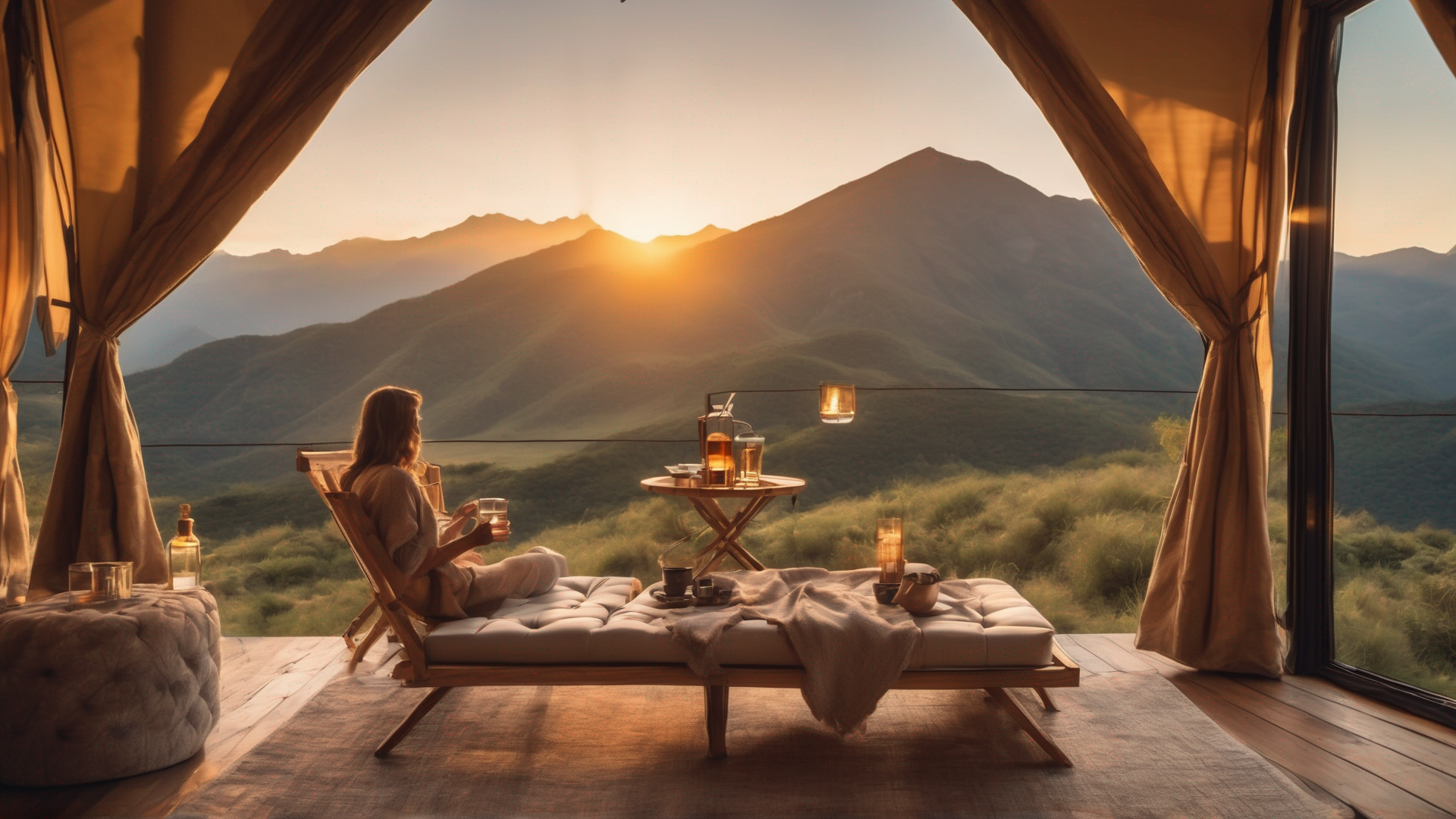 Beautiful travel adventure background