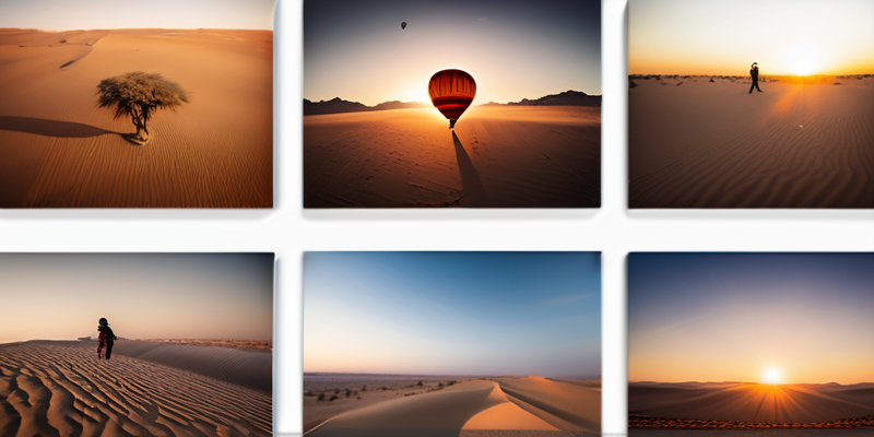 Desert Hot Air Balloon Safari: Sunrise Views Over Vast Dunes