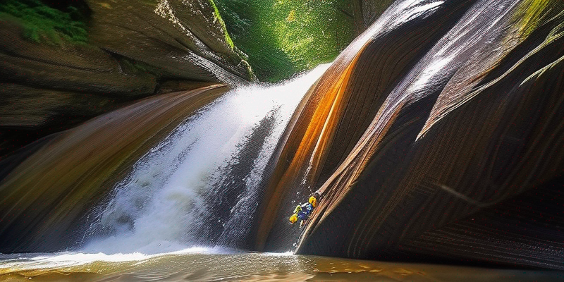 Extreme Canyoning Adventure: Navigate Nature's Water Playground