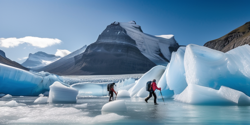 Glacier Hiking Adventure: Trekking Across Ancient Ice Formations