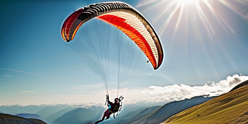 Paragliding Over Alpine Landscapes