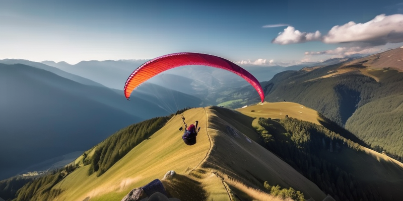 Paragliding Over Alpine Vistas: Soar Above Mountain Peaks