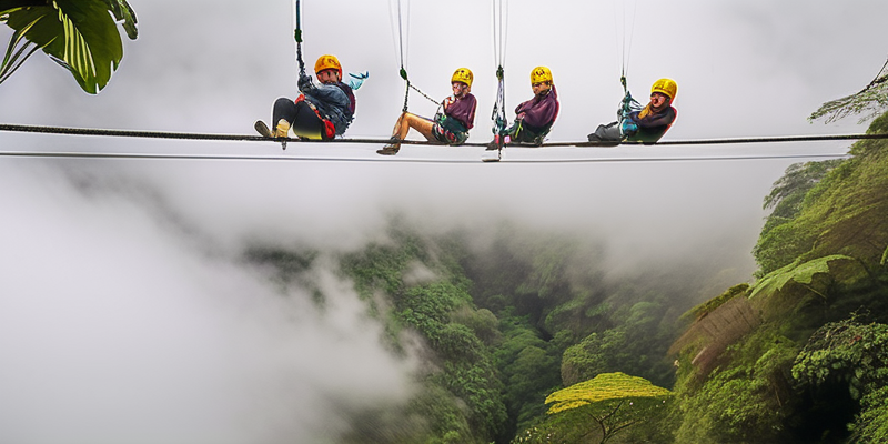 Zip-lining Through Cloud Forests: Canopy Adventure Tour